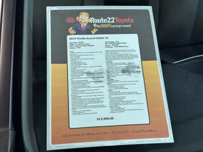 2014 Honda Accord Sedan LX