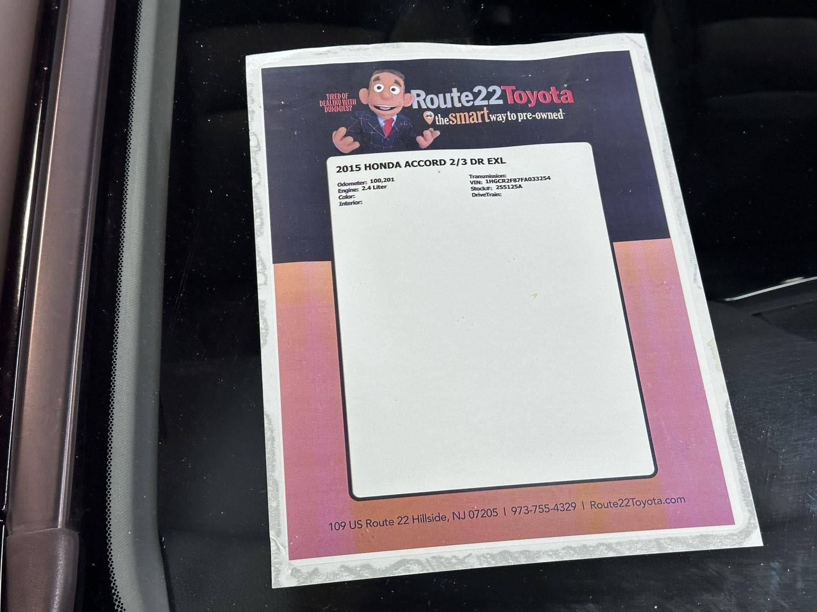 2015 Honda Accord Sedan EX-L