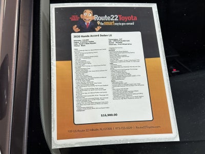 2020 Honda Accord Sedan LX