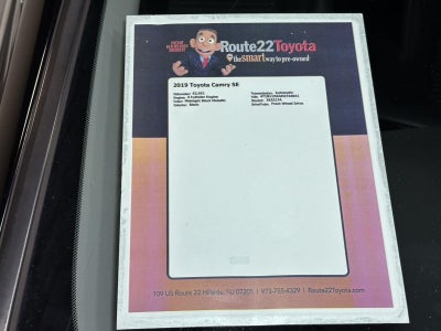 2019 Toyota Camry SE