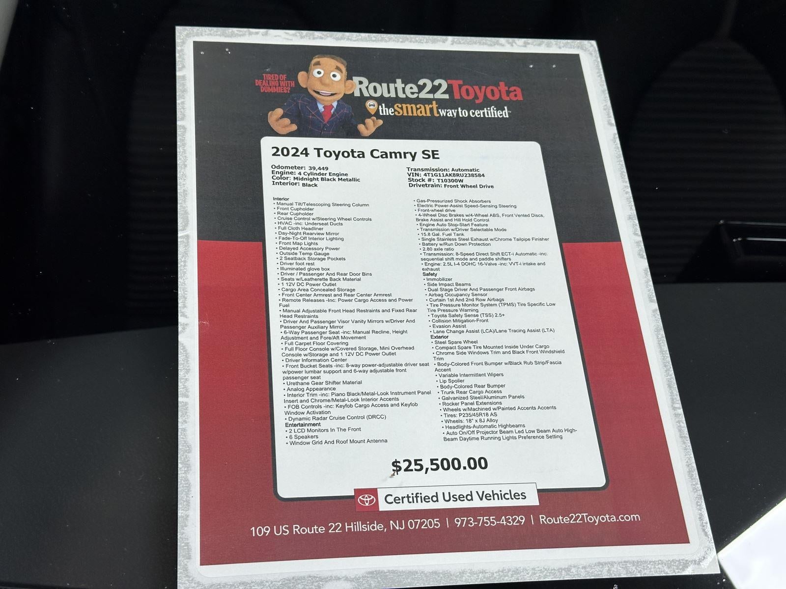 2024 Toyota Camry SE