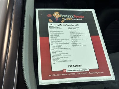 2023 Toyota Highlander XLE