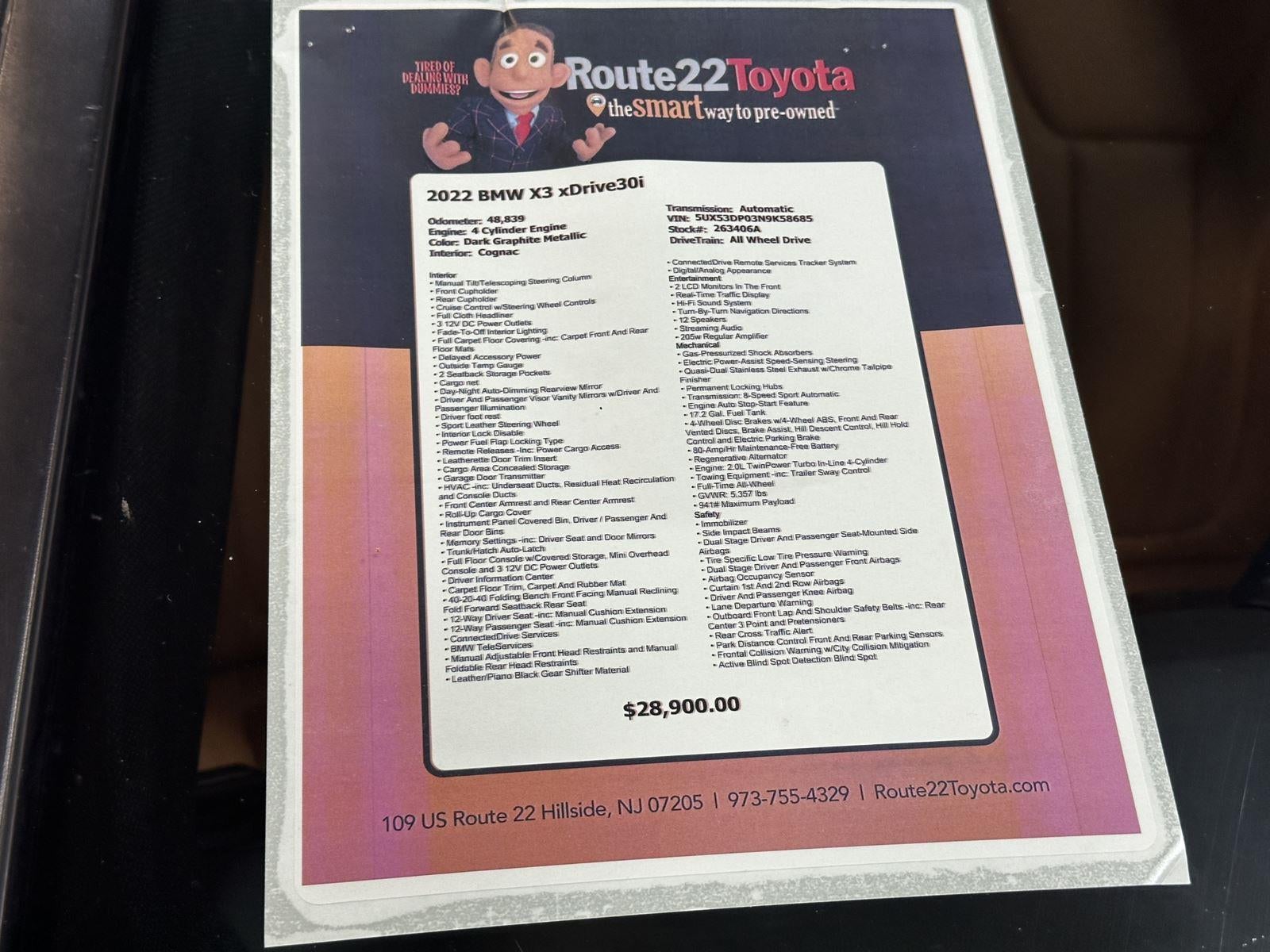 2022 BMW X3 xDrive30i