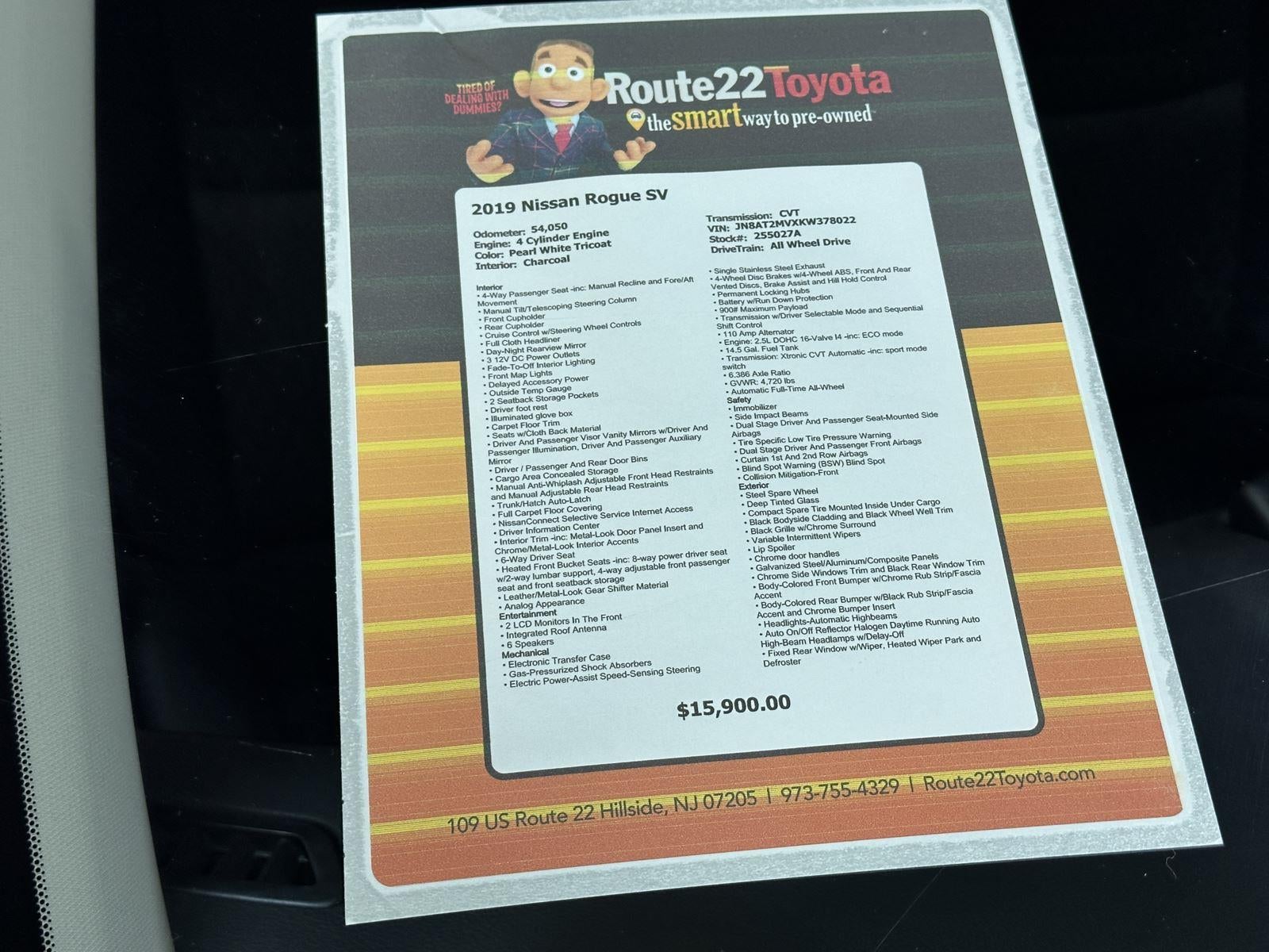 2019 Nissan Rogue SV