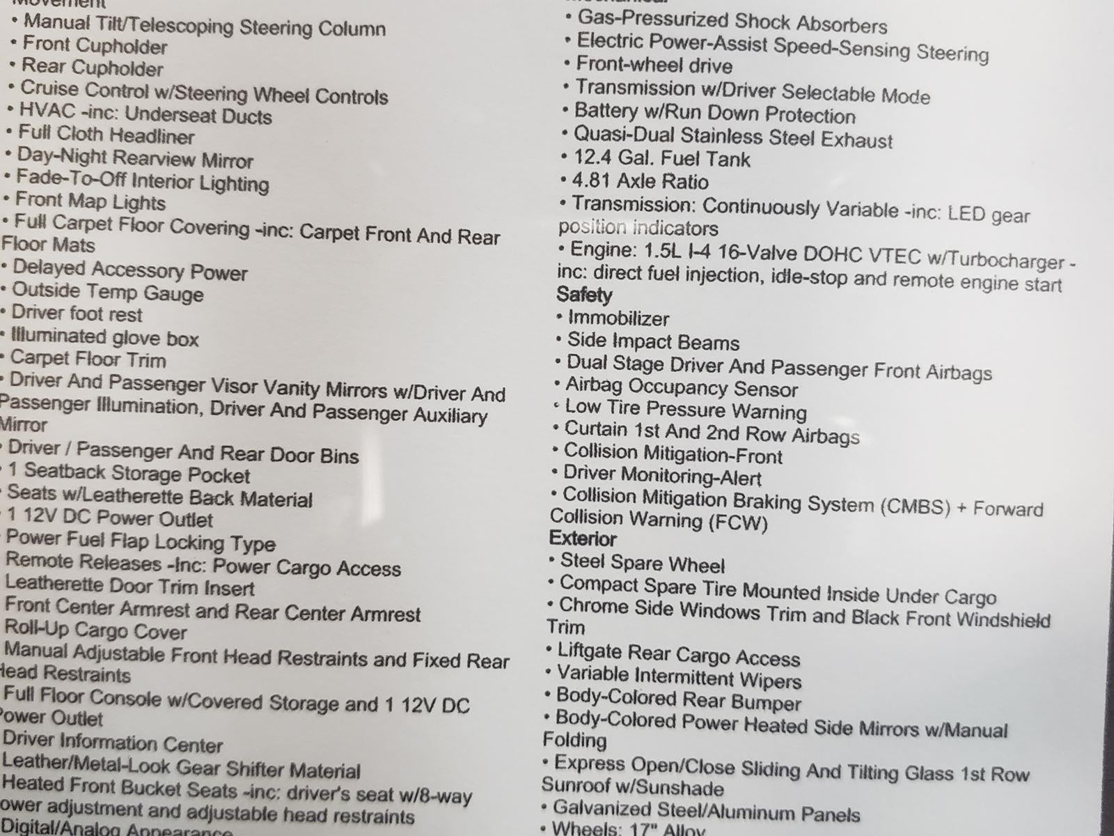 2023 Honda Civic Hatchback EX-L