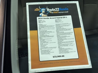 2024 Honda Accord Hybrid EX-L