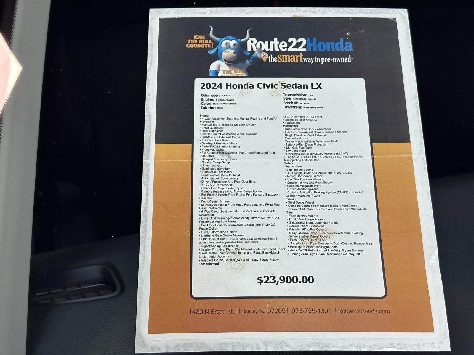 2024 Honda Civic Sedan LX