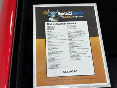 2019 Volkswagen Beetle S