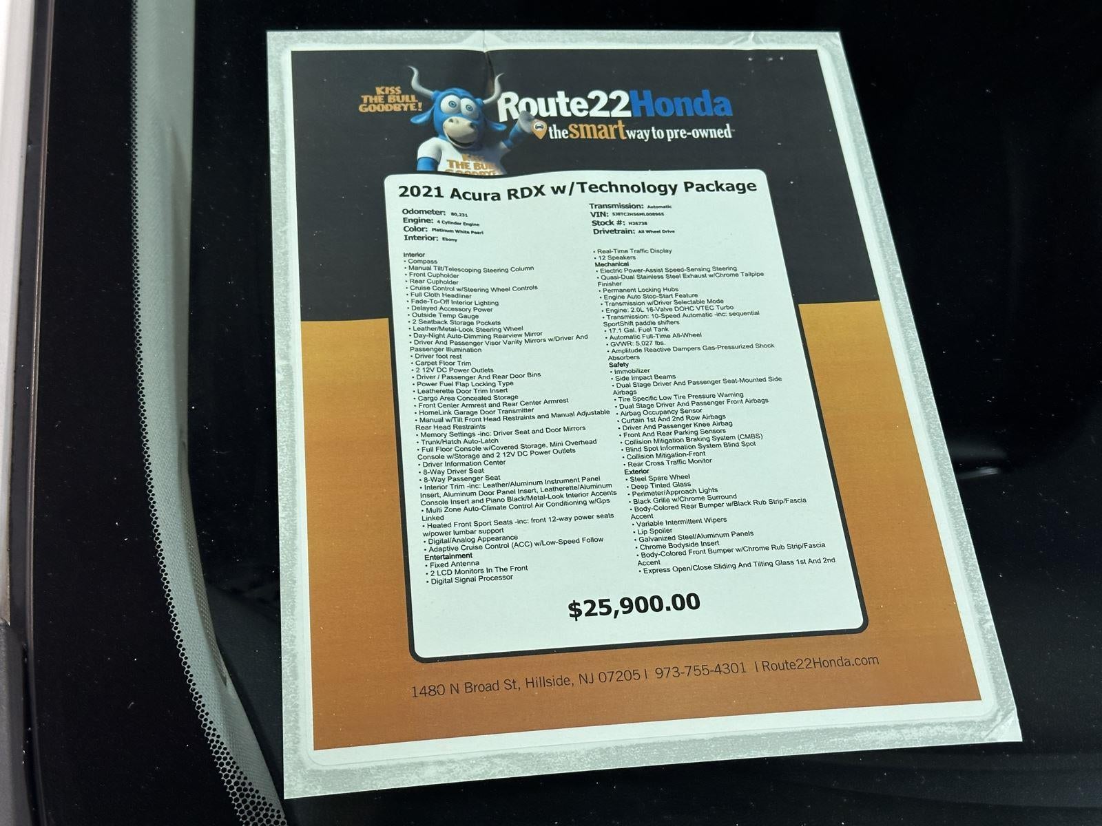 2021 Acura RDX w/Technology Package