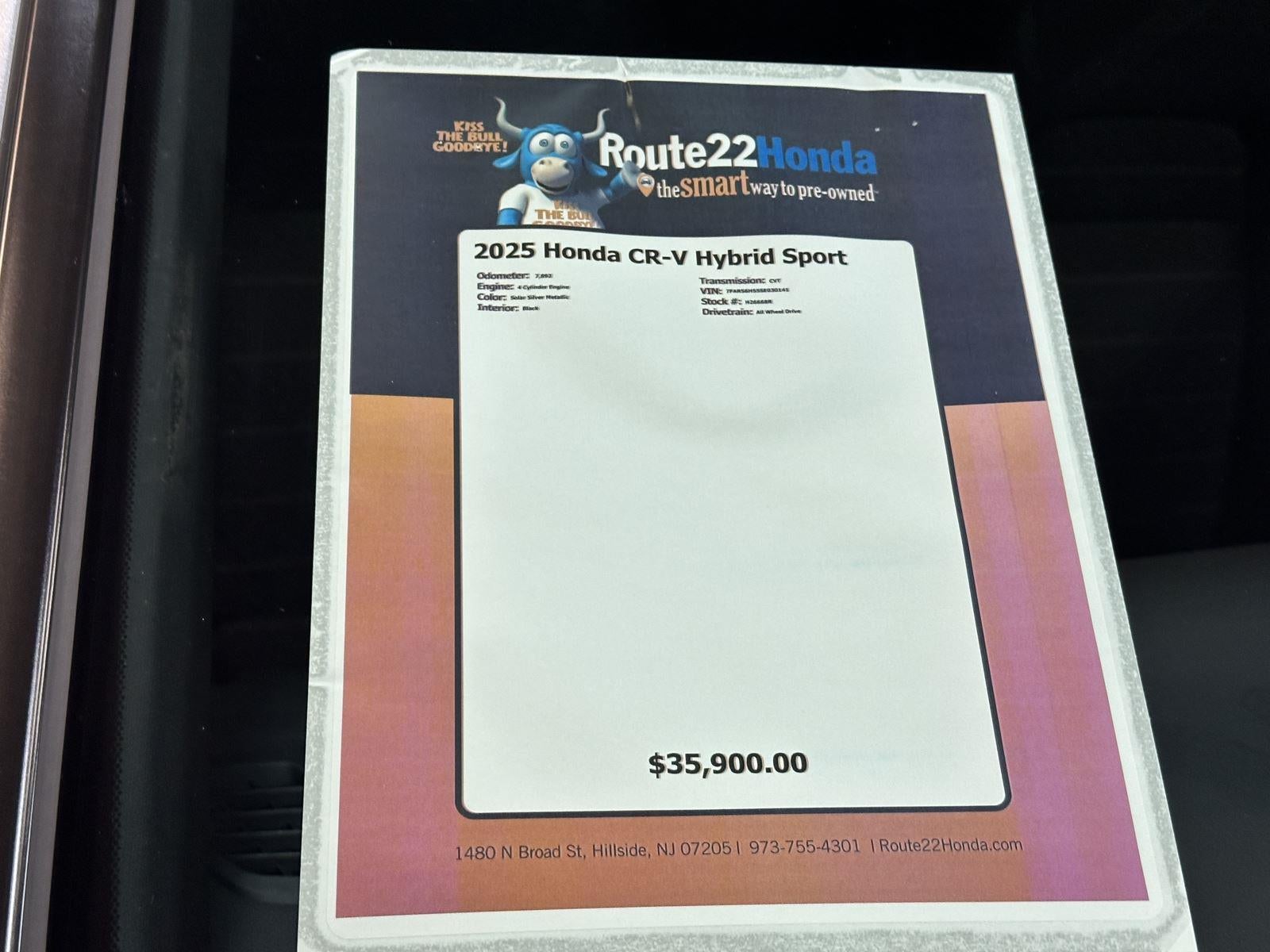 2025 Honda CR-V Hybrid Sport